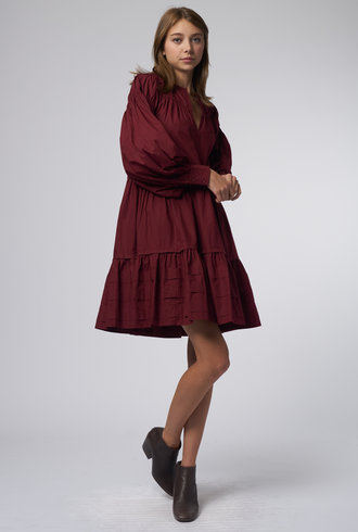 Ulla Johnson Rosa Dress Bordeaux