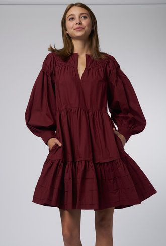 Ulla Johnson Rosa Dress Bordeaux