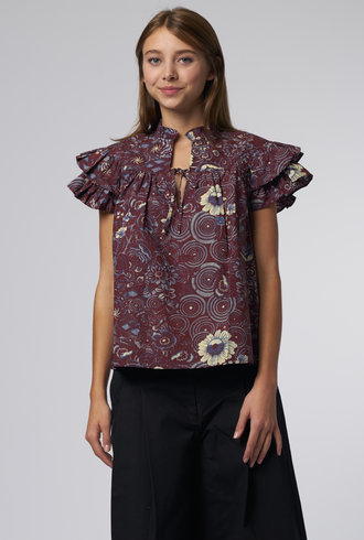 Ulla Johnson Letty Top Heliotrope