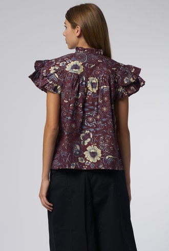 Ulla Johnson Letty Top Heliotrope