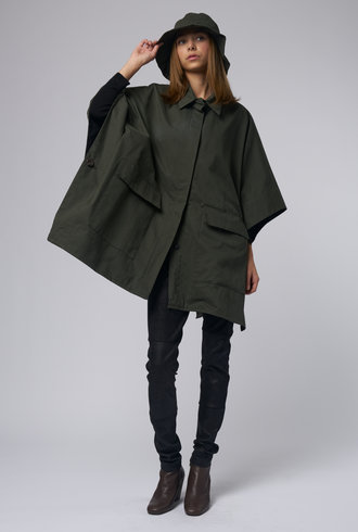 Pret Pour Partir Alize Eco  Poncho Coat Bronze