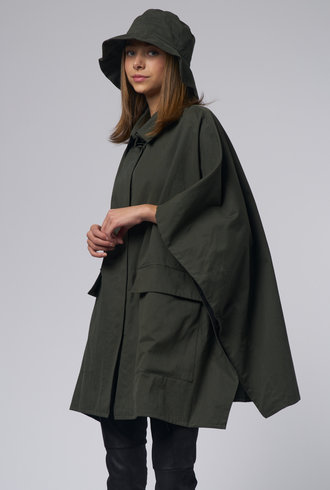 Pret Pour Partir Alize Eco  Poncho Coat Bronze