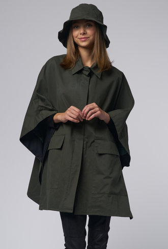 Pret Pour Partir Alize Eco  Poncho Coat Bronze