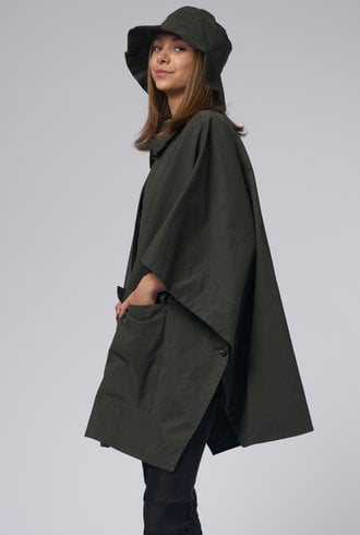 Pret Pour Partir Alize Eco  Poncho Coat Bronze