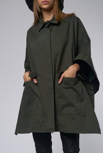 Pret Pour Partir Alize Eco  Poncho Coat Bronze