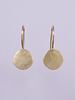 Sarah McGuire Plain Parchment Disc Earrings