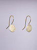 Sarah McGuire Plain Parchment Disc Earrings