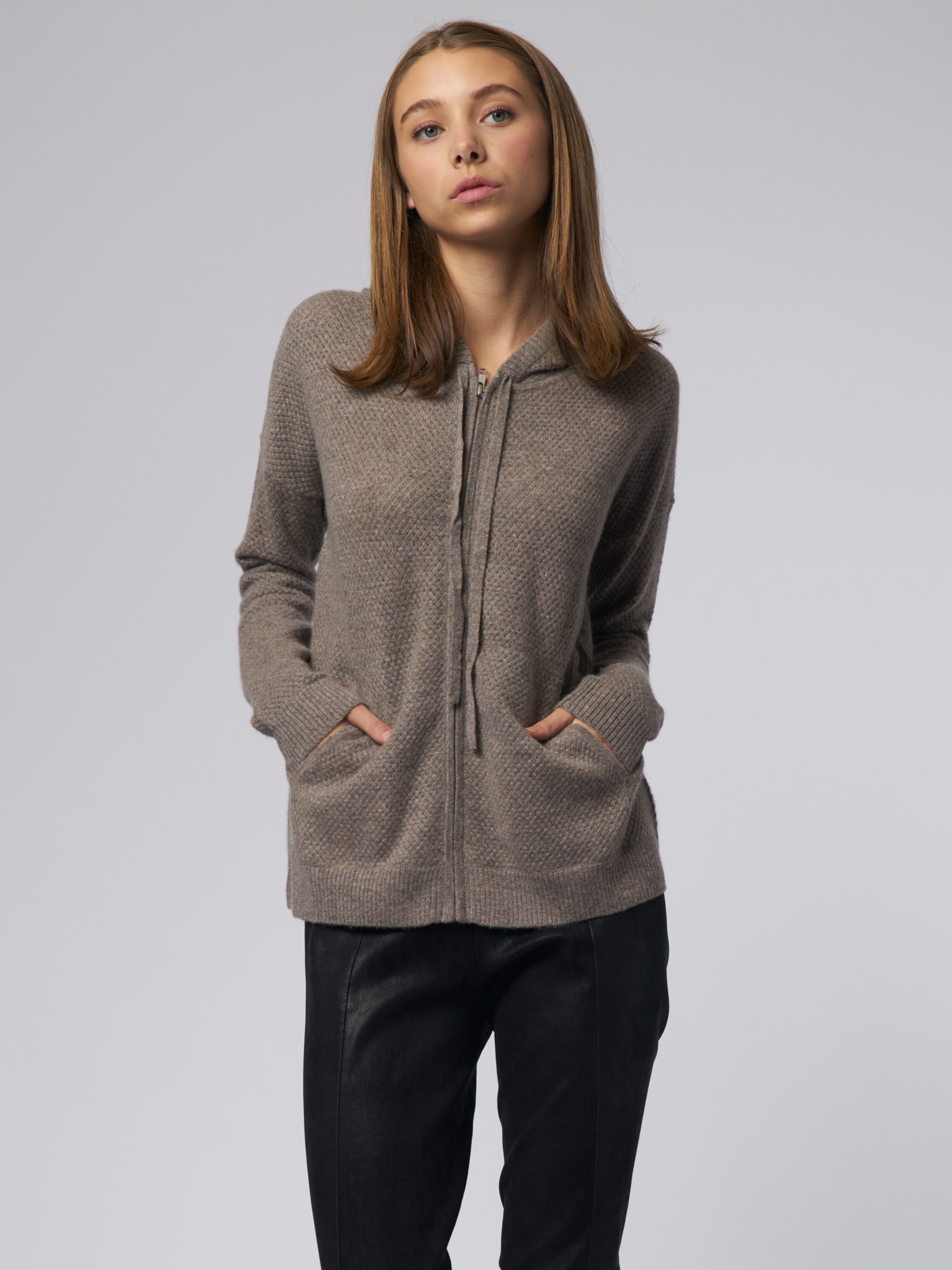 Mesh Accent Hoodie - Women - Ready-to-Wear