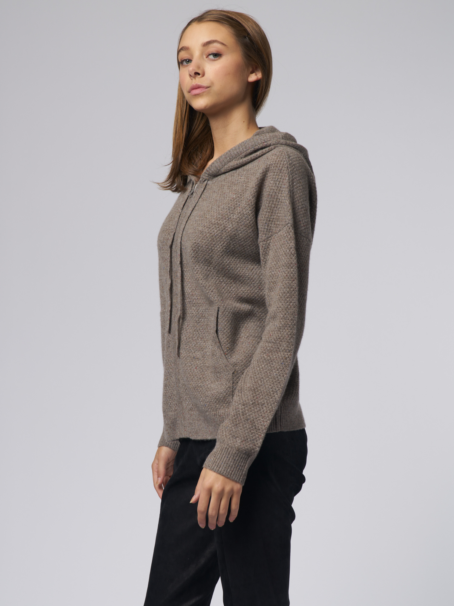 Mesh Accent Hoodie - Ready to Wear