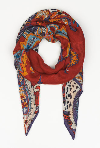 Inouitoosh Square Paisley Orange