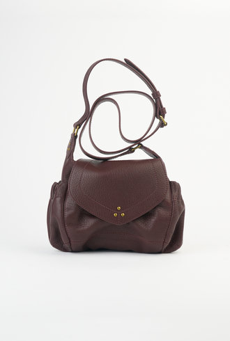 Jerome Dreyfuss Bordeaux  Goatskin Helmut Small Bag