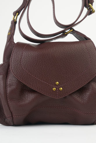 Jerome Dreyfuss Bordeaux  Goatskin Helmut Small Bag