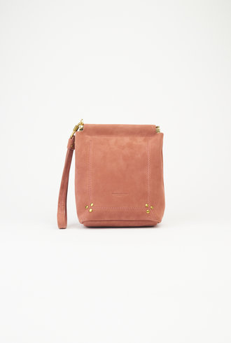 Jerome Dreyfuss Rose Calfskin Clic Clac