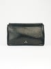 Jerome Dreyfuss Noir Goatskin Lame  Clutch