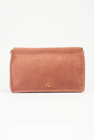 Jerome Dreyfuss Rose Goatskin Clutch