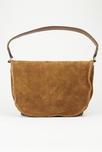 Jerome Dreyfuss Tabac Split Suede Jerr Bag