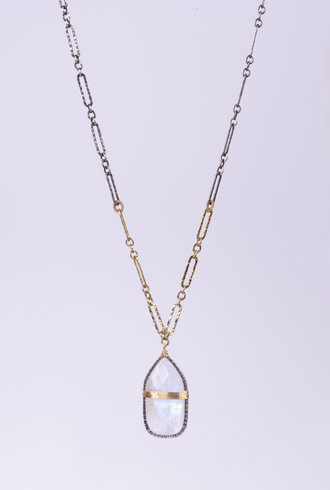 Dana Kellin Fashion Moonstone Pendant Necklace
