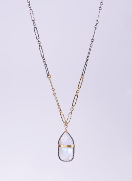 Dana Kellin Fashion Moonstone Pendant Necklace