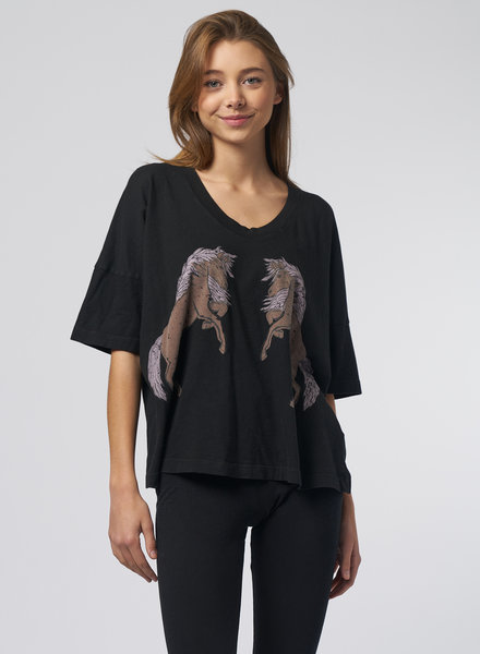 Raquel Allegra Karl Tee Black Tarot