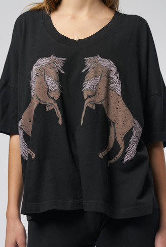 Raquel Allegra Karl Tee Black Tarot