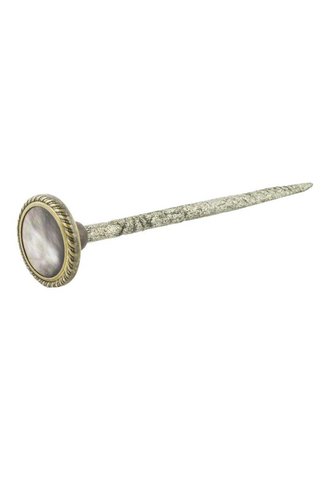 Beth Orduna Design Brass and Mother of Pearl Hair Stick