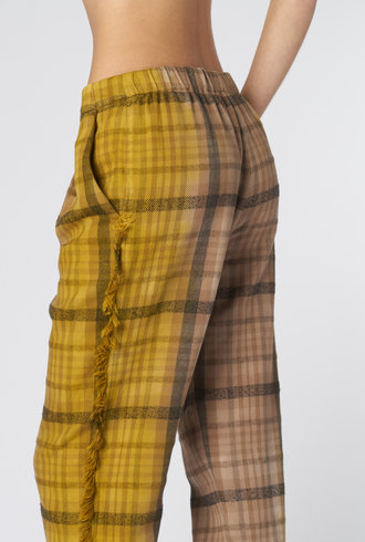 Raquel Allegra Flannel Valetta Pant Multi