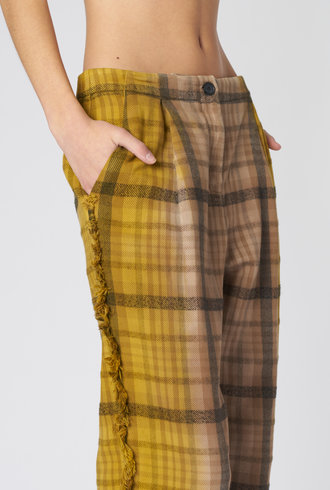 Raquel Allegra Flannel Valetta Pant Multi