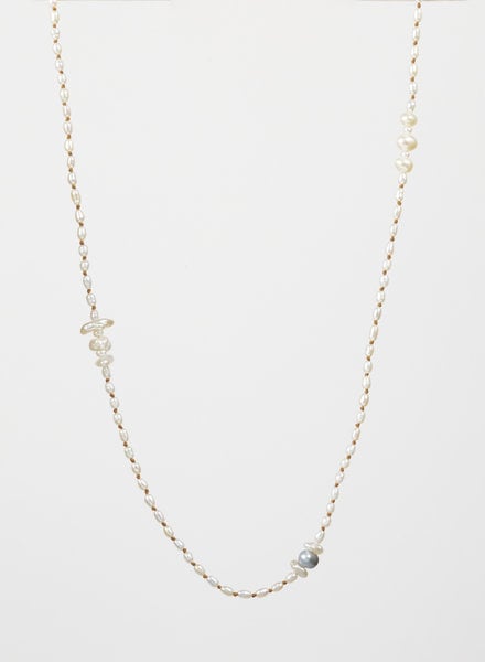 Renee Garvey Knotted Pearl Necklace