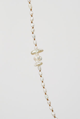 Renee Garvey Knotted Pearl Necklace