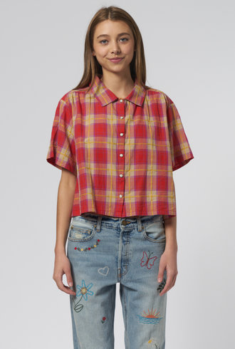 The Great The Cruise Top Plaid