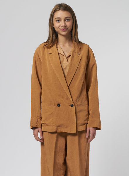 Pomandere Double-breasted Jacket Amber