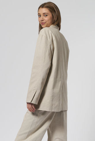 Apiece Apart Oversized Blazer Sand