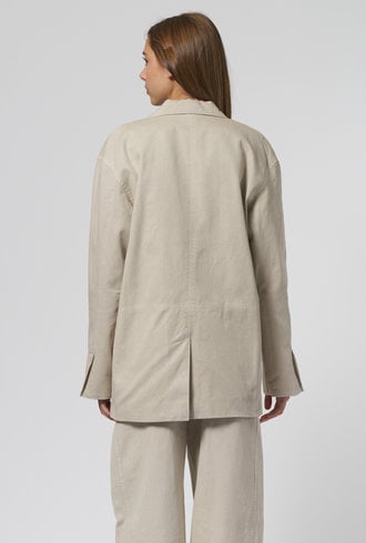 Apiece Apart Oversized Blazer Sand