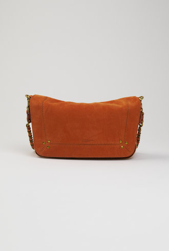 Jerome Dreyfuss Bobi Small Goatskin Nub Orange