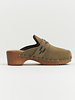 Bsbee Suede Clogs Taupe