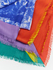 Destin Alvina Sponge Quadra Royal Scarf