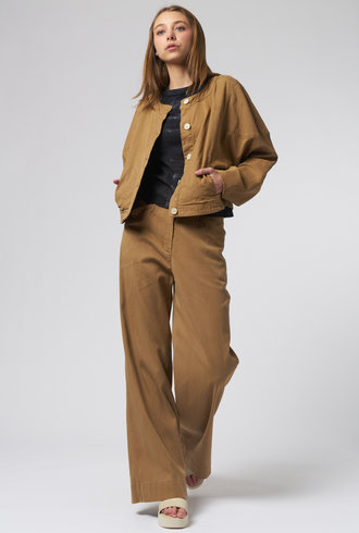 Raquel Allegra JJ Jacket Camel