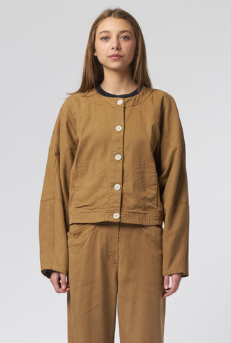 Raquel Allegra JJ Jacket Camel