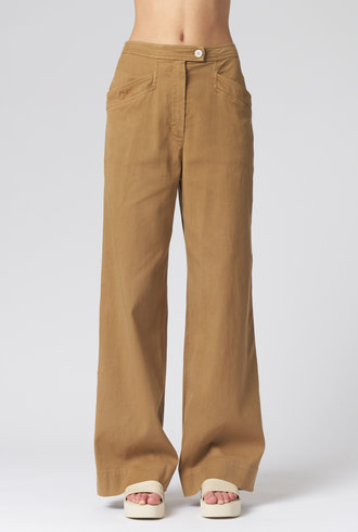 Raquel Allegra Lynn Pant Camel