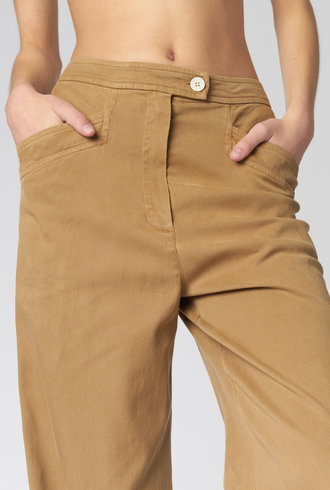 Raquel Allegra Lynn Pant Camel