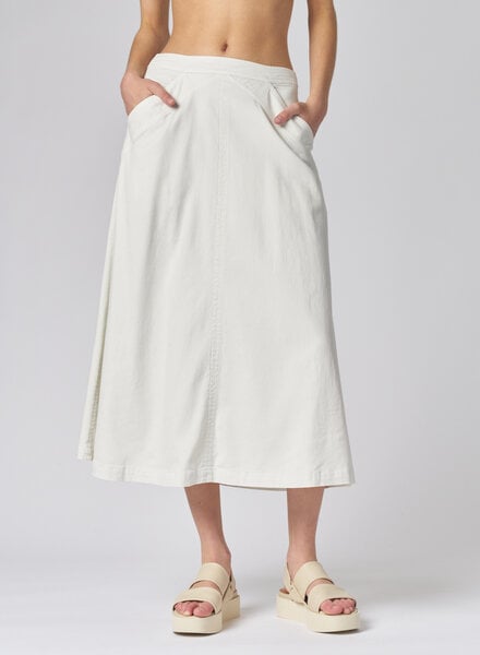 Raquel Allegra Aurora Skirt  Washed White