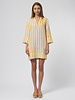 Trovata Lucca Shirt Dress Yellow Stripe