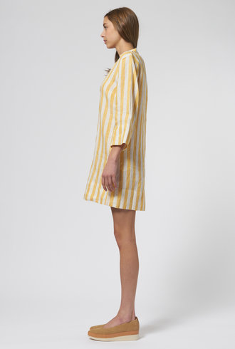 Trovata Lucca Shirt Dress Yellow Stripe