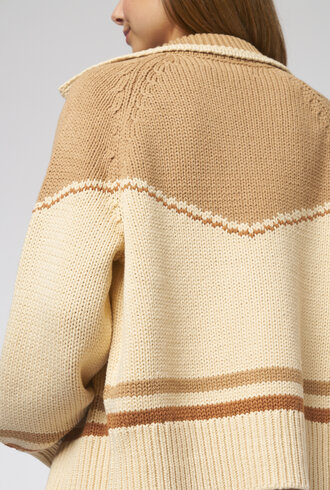 The Great The Ranch Cardigan Cream