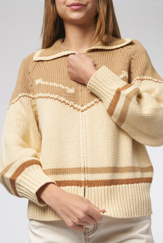 The Great The Ranch Cardigan Cream