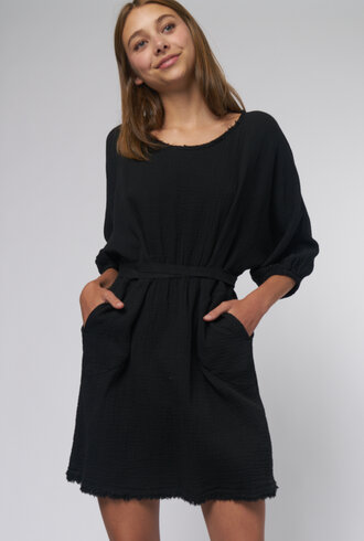 Raquel Allegra Lena Dress Black