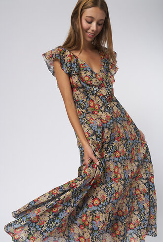 The Great The Geranium Dress Twilight Floral