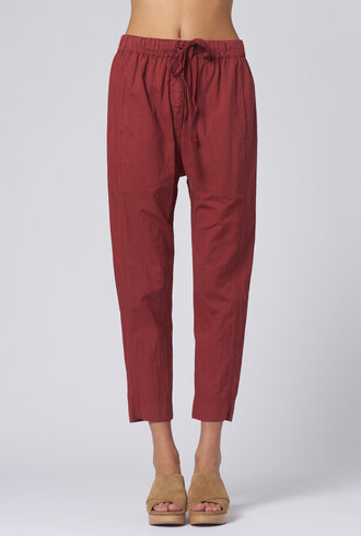 Xirena Draper Pant Brick Red