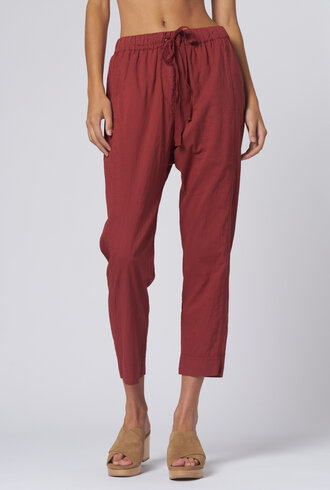 Xirena Draper Pant Brick Red