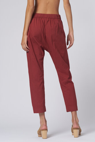 Xirena Draper Pant Brick Red